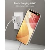 image:imageMophie Speedport70 GAN USBC Charger Block  70W Fast Wall Charger 2 USBC PD Ports Compact Foldable Prongs Made with Recycled Materials for Smartphones Tablets Headphones45W